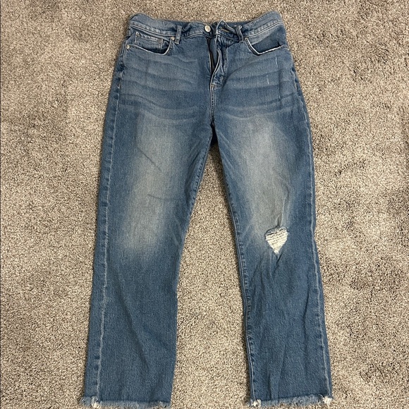 LOFT Denim - LOFT Blue Distressed Ankle Jeans